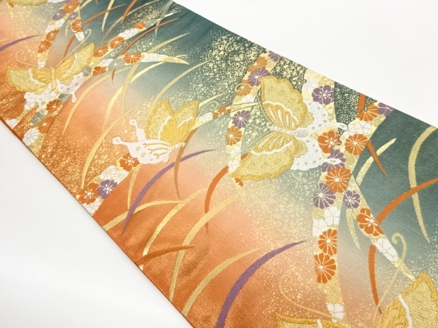 JAPANESE FUKURO OBI / WOVEN BUTTERFLY